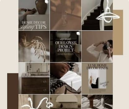 Grille de publications Instagram du Charcutier du Nivolet